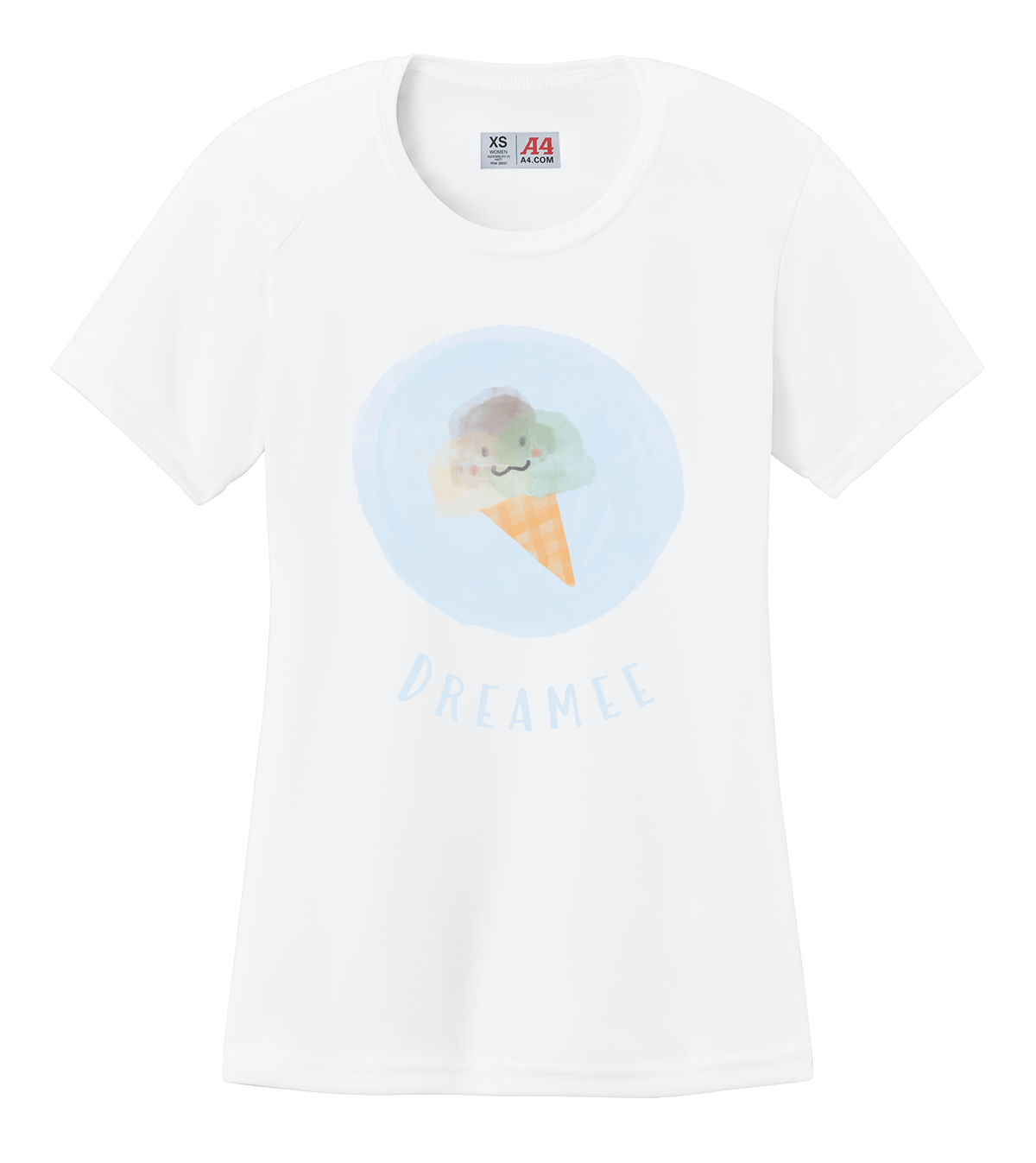 Dreamee Ice Cream Kawaii Cute Women's Short Sleeve Shirt