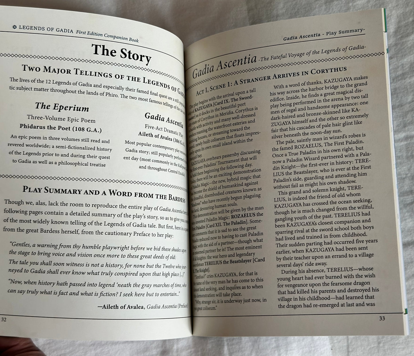 [WHOLESALE] Legends of Gadia FIRST EDITION Companion Book