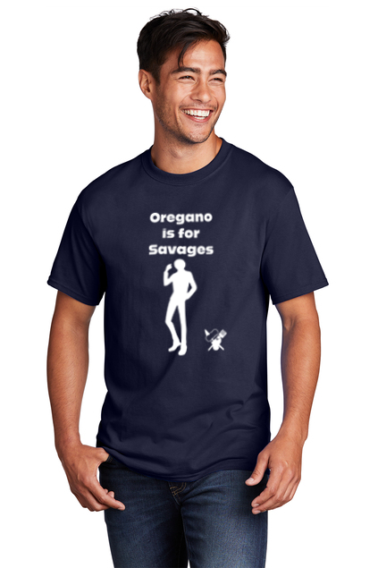 Sanji "Oregano Is for Savages" Live-Action One Piece Fan T-Shirt
