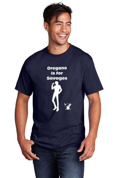 Sanji "Oregano Is for Savages" Live-Action One Piece Fan T-Shirt