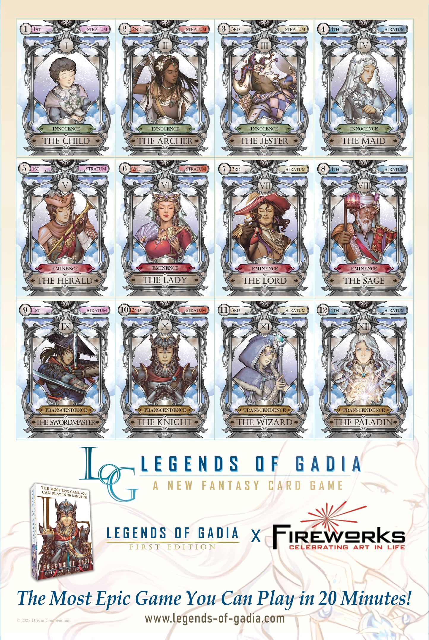 [WHOLESALE] Legends of Gadia: FIRST EDITION Fantasy Card Game 24-Game Starter Pack