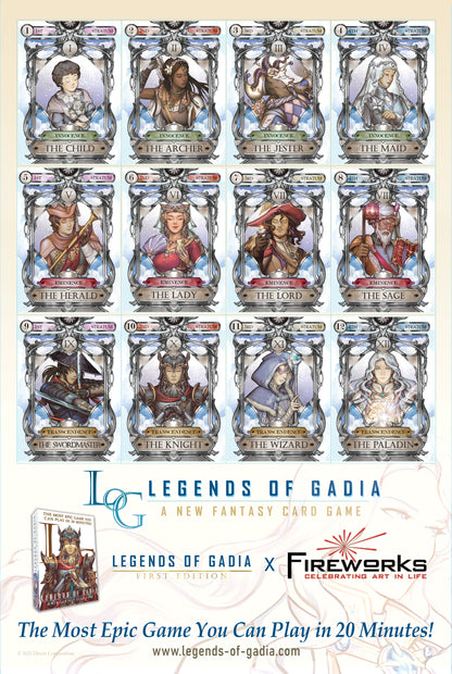 [WHOLESALE] Legends of Gadia: FIRST EDITION Fantasy Card Game 24-Game Starter Pack